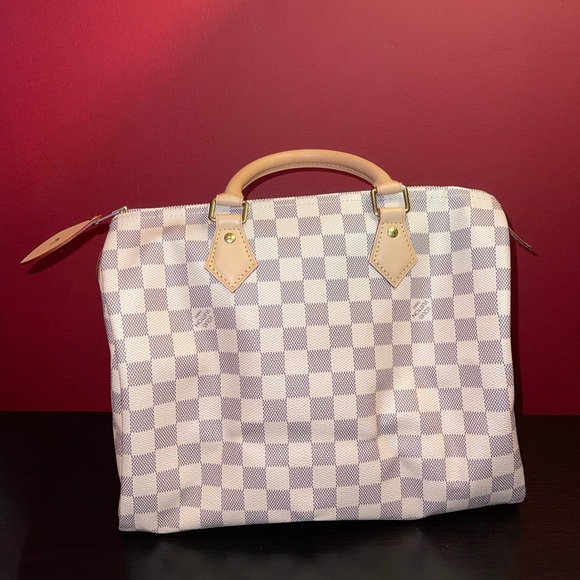 Authentic Louis Vuitton Speedy 30 NM D. Azur - Picture 3 of 9